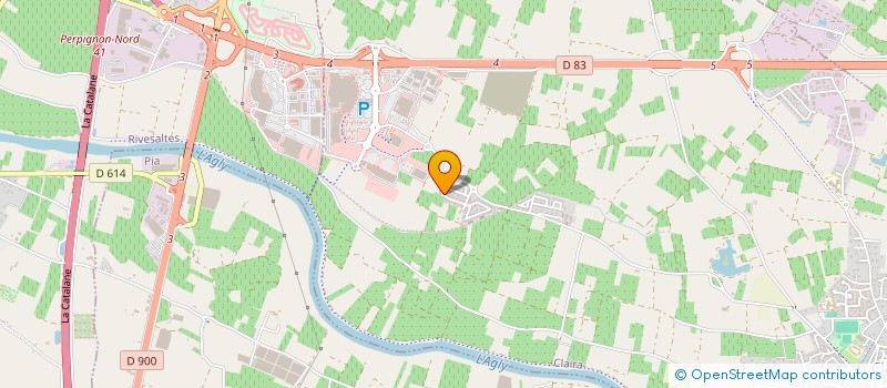 localisation de l'entreprise MONSIEUR CYRIL GARCIA  CLAIRA