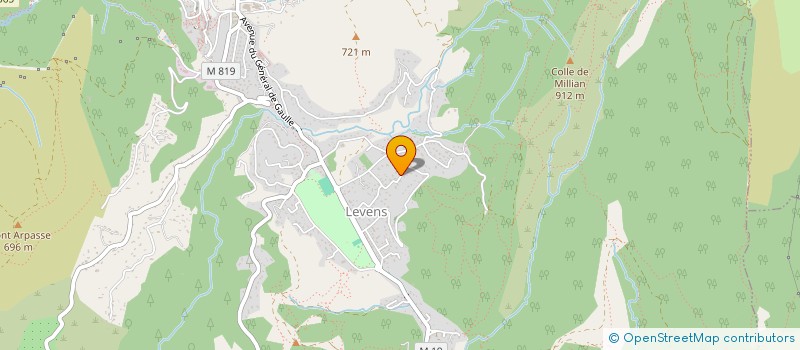 localisation de l'entreprise MONSIEUR CYRIL GARNIER  LEVENS