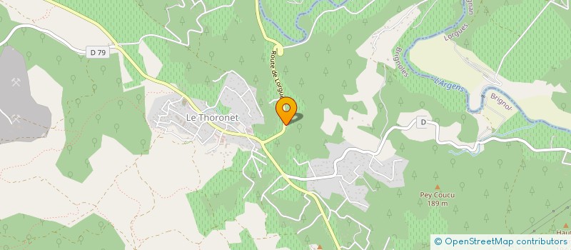 localisation de l'entreprise MONSIEUR CYRIL GASTAUD  LE THORONET