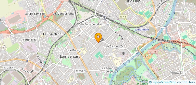 localisation de l'entreprise MONSIEUR CYRIL GAUDIN à LAMBERSART