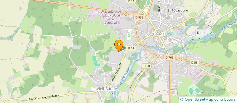 localisation de l'entreprise MONSIEUR CYRIL GAUDIN  BAUGE-EN-ANJOU