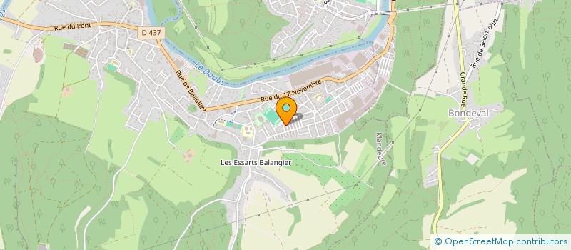 localisation de l'entreprise MONSIEUR CYRIL GAUTHERAT  MANDEURE