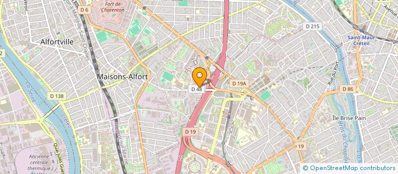 localisation de l'entreprise MONSIEUR CYRIL GELAN  MAISONS-ALFORT