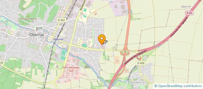 localisation de l'entreprise MONSIEUR CYRIL GEMEHL  OBERNAI