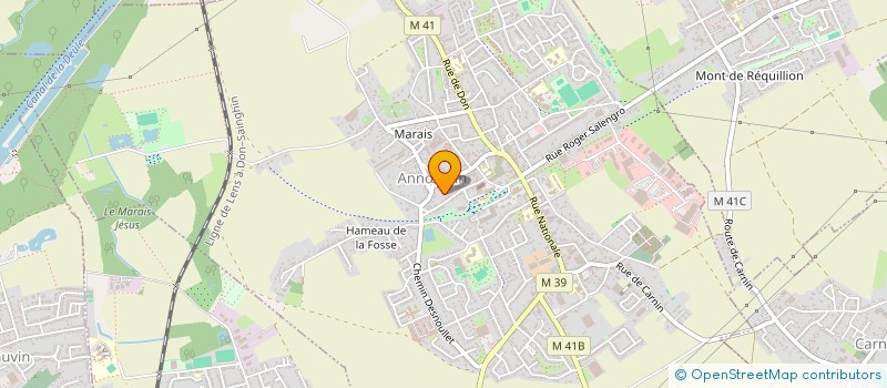 localisation de l'entreprise MONSIEUR CYRIL GENGEMBRE  ANNULLIN