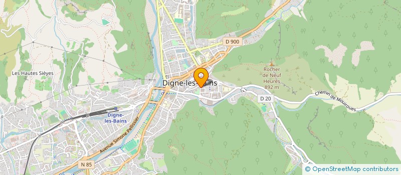 localisation de l'entreprise MONSIEUR CYRIL GIAUME à DIGNE-LES-BAINS