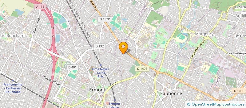 localisation de l'entreprise MONSIEUR CYRIL GIBIER à EAUBONNE