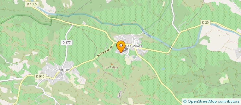 localisation de l'entreprise MONSIEUR CYRIL GIGOUT  AIGUES-VIVES