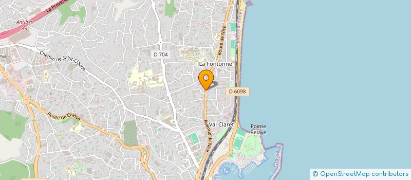 localisation de l'entreprise MONSIEUR CYRIL GIORDANO à ANTIBES