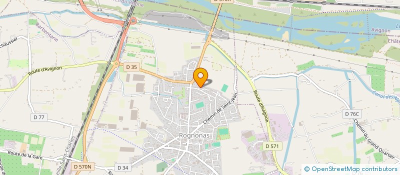 localisation de l'entreprise MONSIEUR CYRIL GIRARD  ROGNONAS