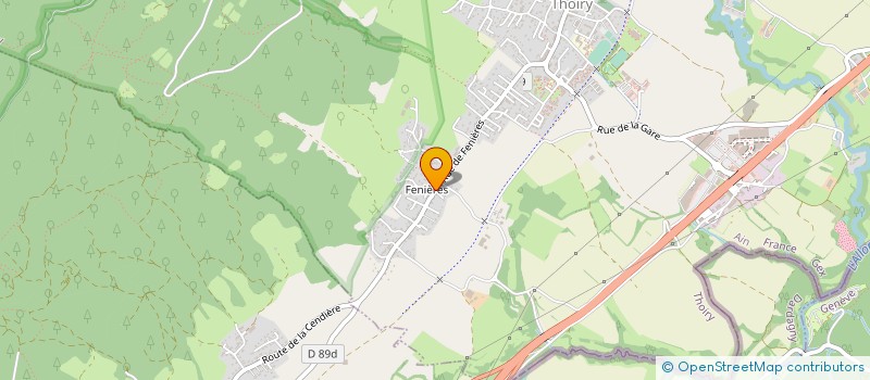 localisation de l'entreprise MONSIEUR CYRIL GIRARD  THOIRY