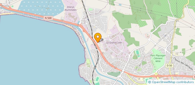 localisation de l'entreprise MONSIEUR CYRIL GIUSTI  PORT-DE-BOUC