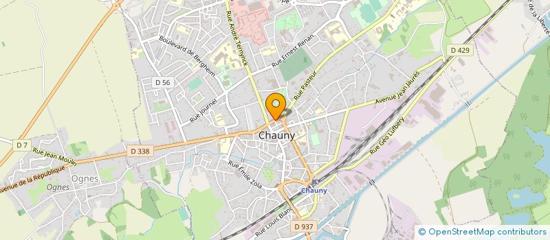 localisation de l'entreprise MONSIEUR CYRIL GODARD  CHAUNY