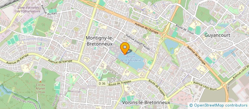 localisation de l'entreprise MONSIEUR CYRIL GODARD  MONTIGNY-LE-BRETONNEUX