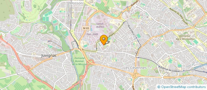 localisation de l'entreprise MONSIEUR CYRIL GODLEWSKI à MONTPELLIER