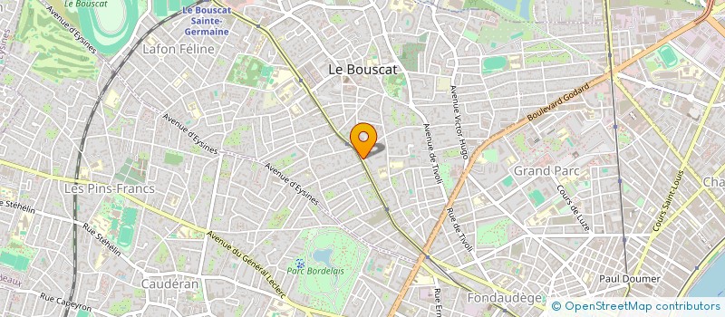 localisation de l'entreprise MONSIEUR CYRIL GONZALES  LE BOUSCAT