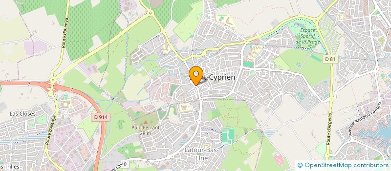 localisation de l'entreprise MONSIEUR CYRIL GORAM à SAINT-CYPRIEN