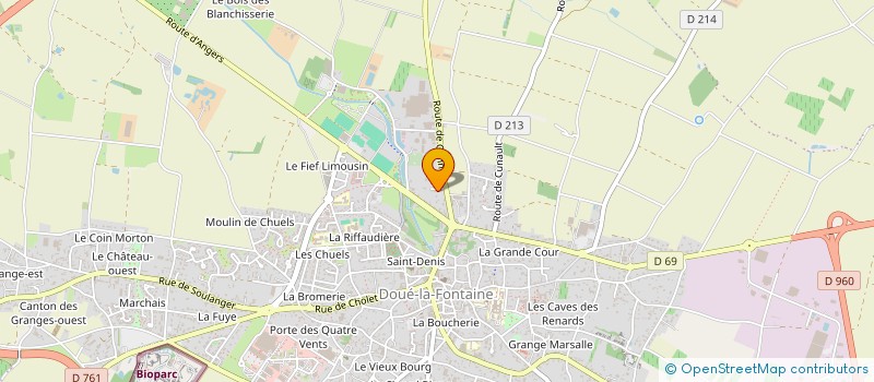 localisation de l'entreprise MONSIEUR CYRIL GOUBEAU  DOUE-EN-ANJOU