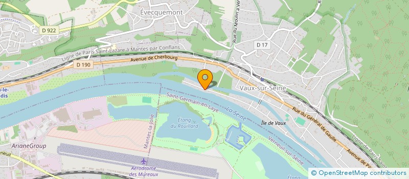 localisation de l'entreprise MONSIEUR CYRIL GOURY-LAFFONT  VAUX-SUR-SEINE