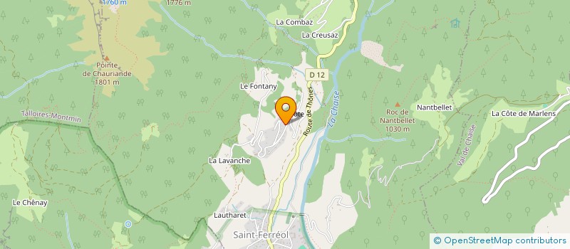 localisation de l'entreprise MONSIEUR CYRIL GRANGIER  SAINT-FERREOL