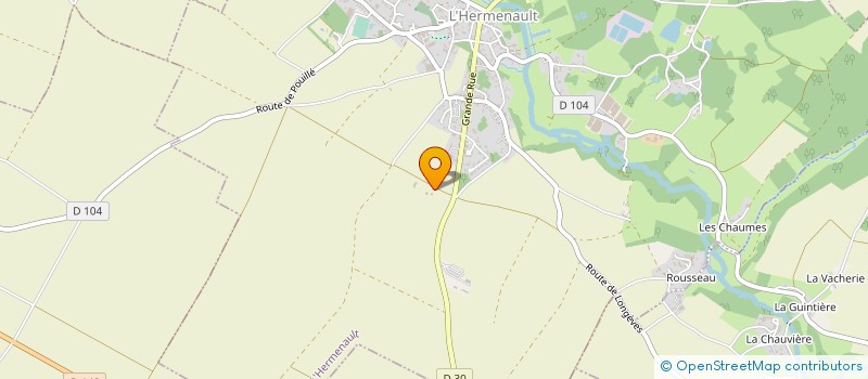localisation de l'entreprise MONSIEUR CYRIL GRANIER à L'HERMENAULT