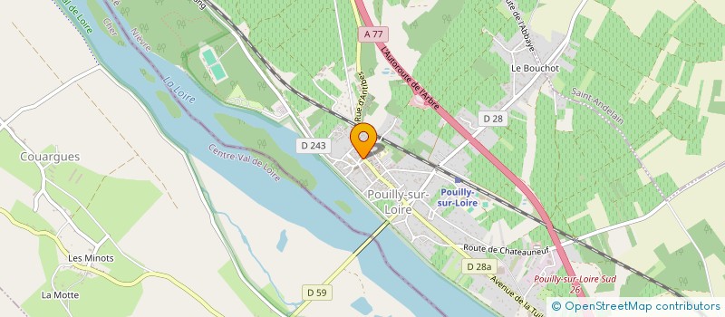 localisation de l'entreprise MONSIEUR CYRIL GREMY à POUILLY-SUR-LOIRE