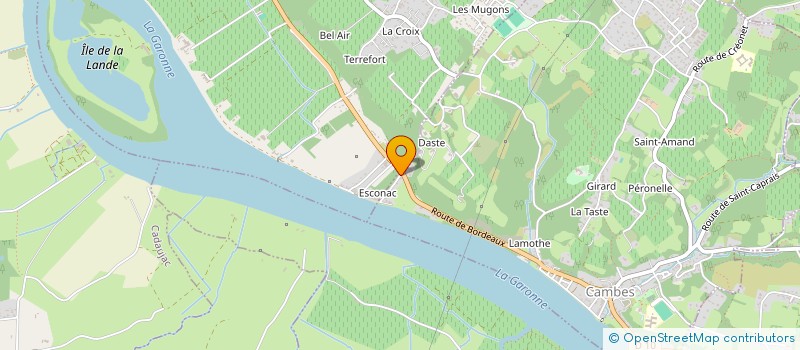 localisation de l'entreprise MONSIEUR CYRIL GRISET  CAMBES