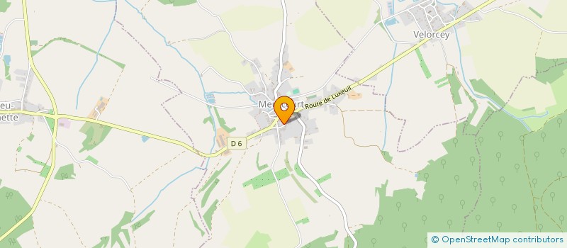 localisation de l'entreprise MONSIEUR CYRIL GROSJEAN à LUXEUIL-LES-BAINS