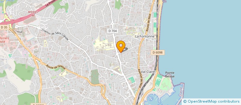 localisation de l'entreprise MONSIEUR CYRIL GROSSO à ANTIBES