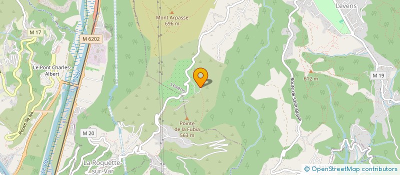 localisation de l'entreprise MONSIEUR CYRIL GUARDIOLA  LEVENS