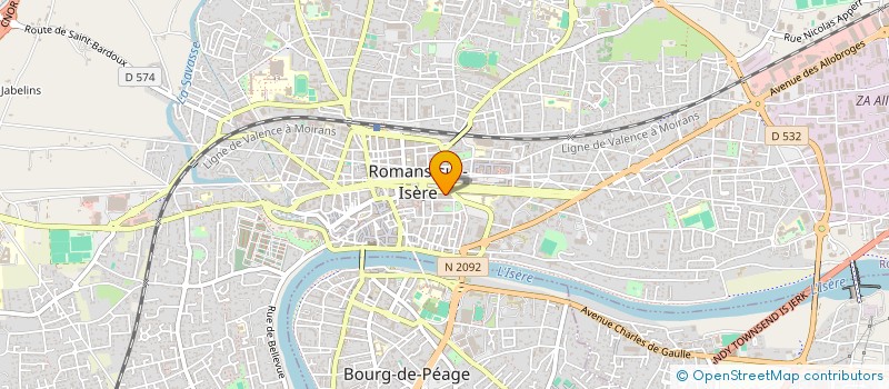 localisation de l'entreprise MONSIEUR CYRIL GUAZZI à ROMANS-SUR-ISERE