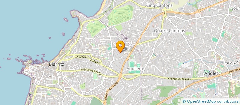 localisation de l'entreprise MONSIEUR CYRIL GUILHAMET à BIARRITZ