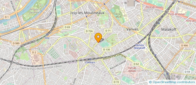 localisation de l'entreprise MONSIEUR CYRIL GUILLAIS à ISSY LES MOULINEAUX