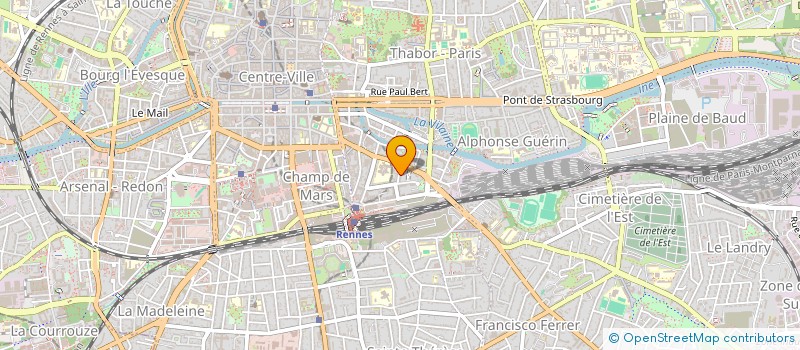 localisation de l'entreprise MONSIEUR CYRIL GUILLORY  RENNES