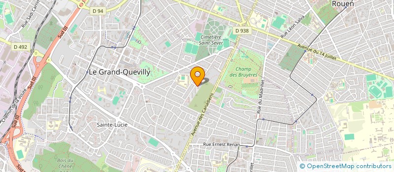 localisation de l'entreprise MONSIEUR CYRIL GUILLOU  LE GRAND-QUEVILLY