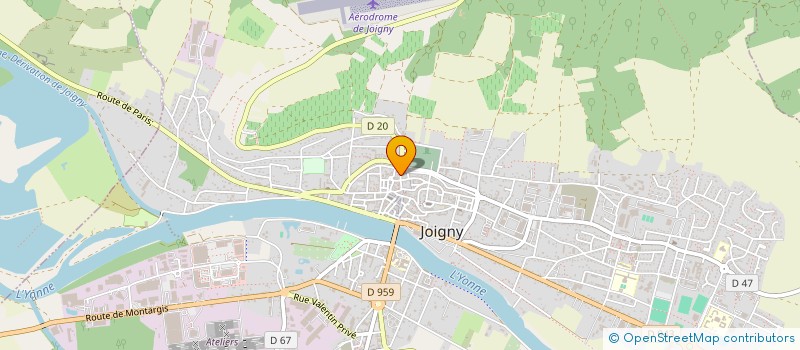 localisation de l'entreprise MONSIEUR CYRIL GUIMBERT à JOIGNY
