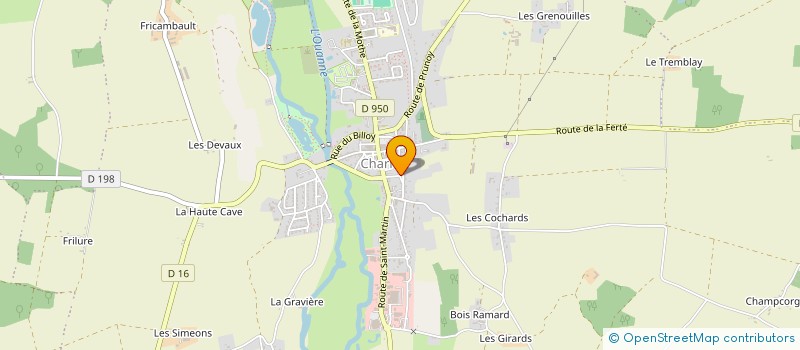 localisation de l'entreprise MONSIEUR CYRIL GUTIGNY à CHARNY OREE DE PUISAYE