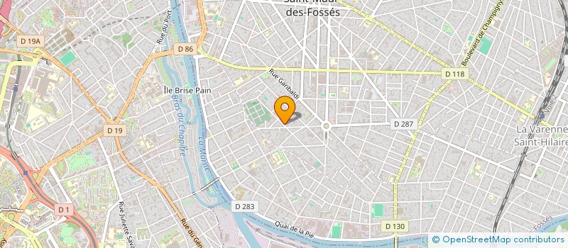 localisation de l'entreprise MONSIEUR CYRIL HAMES à SAINT-MAUR-DES-FOSSES