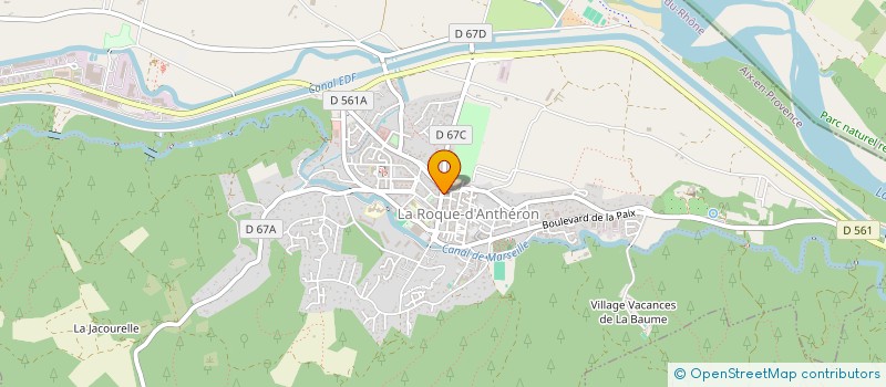 localisation de l'entreprise MONSIEUR CYRIL HANKARD  LA ROQUE-D'ANTHERON