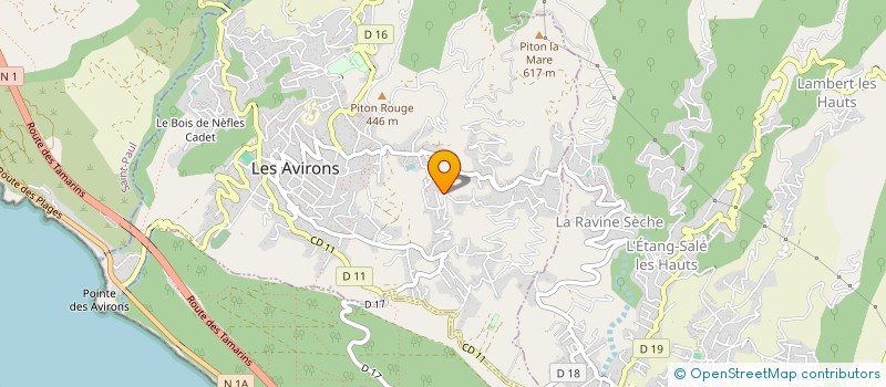 localisation de l'entreprise MONSIEUR CYRIL HARTMANN  LES AVIRONS