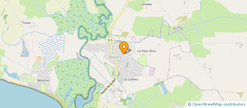 localisation de l'entreprise MONSIEUR CYRIL HAUDEBERT  BILLIERS