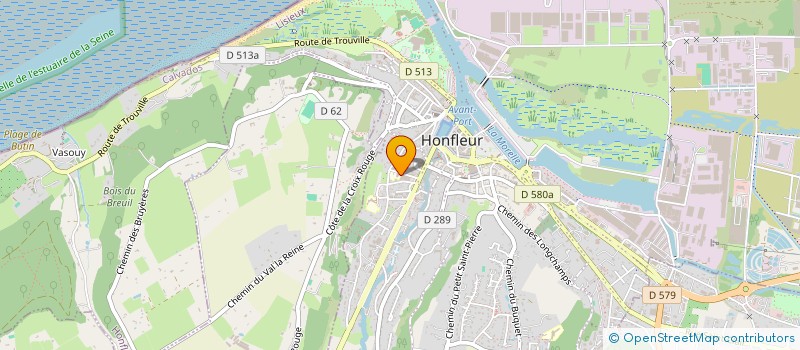 localisation de l'entreprise MONSIEUR CYRIL HEBERT  HONFLEUR