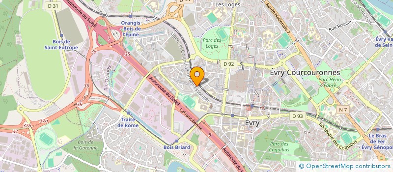 localisation de l'entreprise MONSIEUR CYRIL HEDER  EVRY-COURCOURONNES