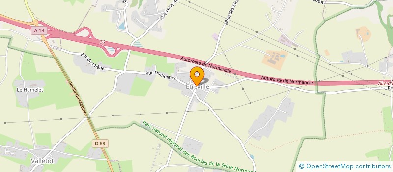 localisation de l'entreprise MONSIEUR CYRIL HEINRICH  ETREVILLE