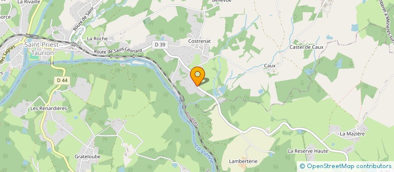 localisation de l'entreprise MONSIEUR CYRIL HEQUET  SAINT-PRIEST-TAURION