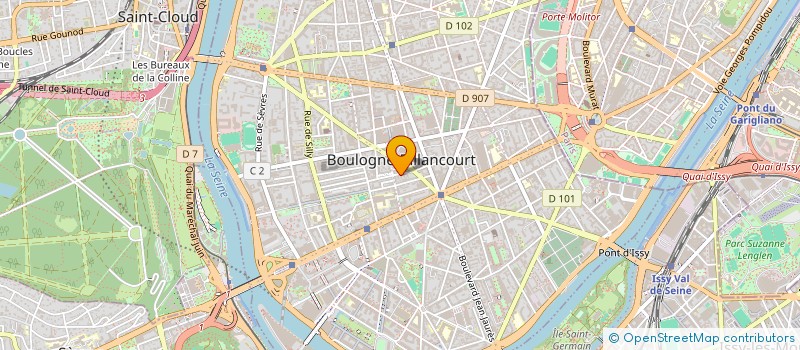 localisation de l'entreprise MONSIEUR CYRIL HERVIEUX à BOULOGNE-BILLANCOURT