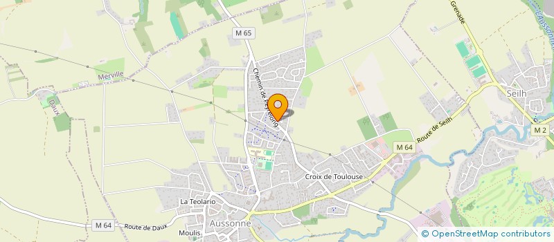 localisation de l'entreprise MONSIEUR CYRIL HEUDIER à AUSSONNE