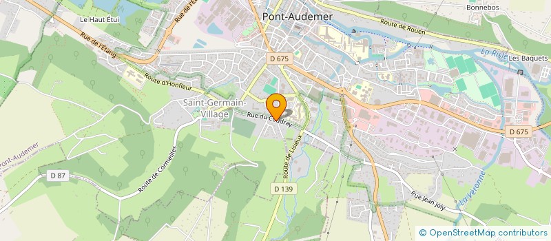 localisation de l'entreprise MONSIEUR CYRIL HINOUT-DUFILS  PONT-AUDEMER