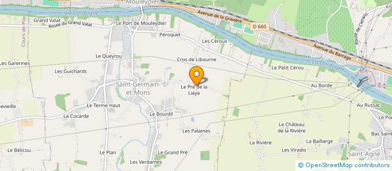 localisation de l'entreprise MONSIEUR CYRIL HIVERT à SAINT-GERMAIN-ET-MONS