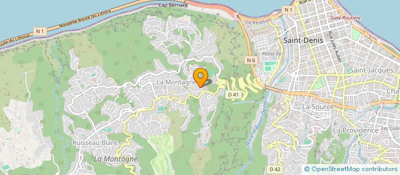 localisation de l'entreprise MONSIEUR CYRIL HOARAU  SAINT-DENIS